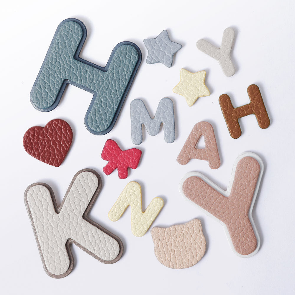 Genuine leather 32 colors Italian shrink leather 3 types set with patch notebook-style case AQUOS series