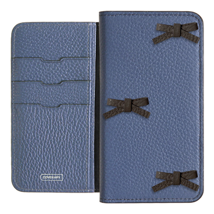 Genuine leather 32 colors Italian shrink leather ribbon decoration notebook-style case