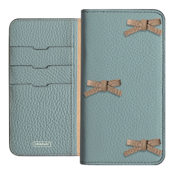 Genuine leather 32 colors Italian shrink leather ribbon decoration notebook-style case