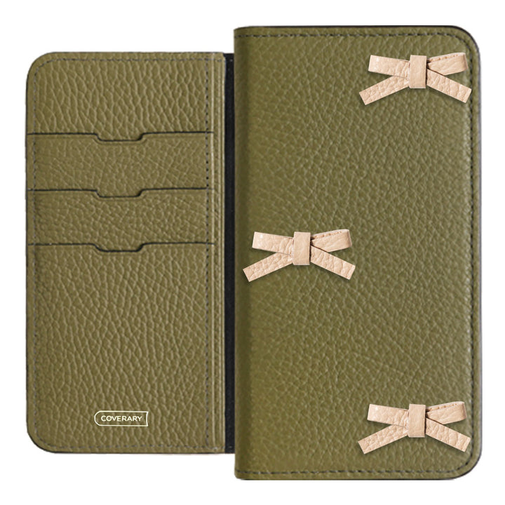 Genuine leather 32 colors Italian shrink leather ribbon decoration notebook-style case