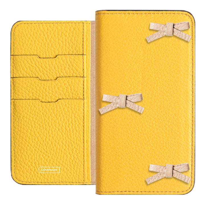 Genuine leather 32 colors Italian shrink leather ribbon decoration notebook-style case