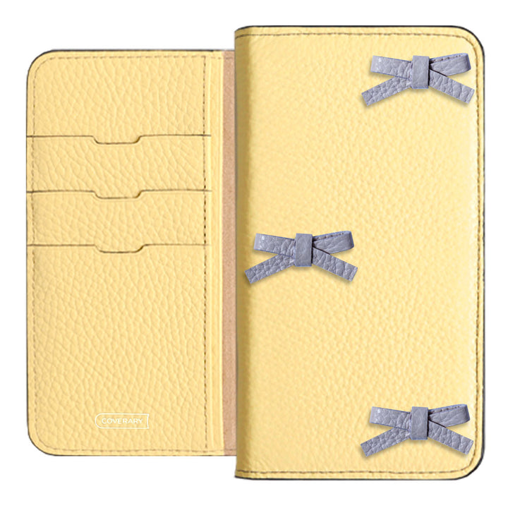 Genuine leather 32 colors Italian shrink leather ribbon decoration notebook-style case