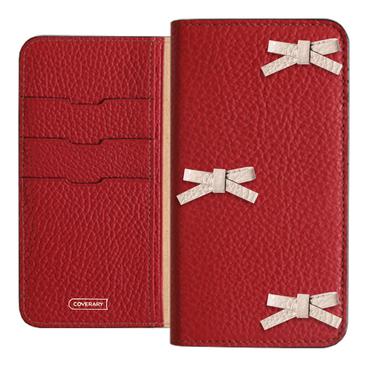 Genuine leather 32 colors Italian shrink leather ribbon decoration notebook-style case