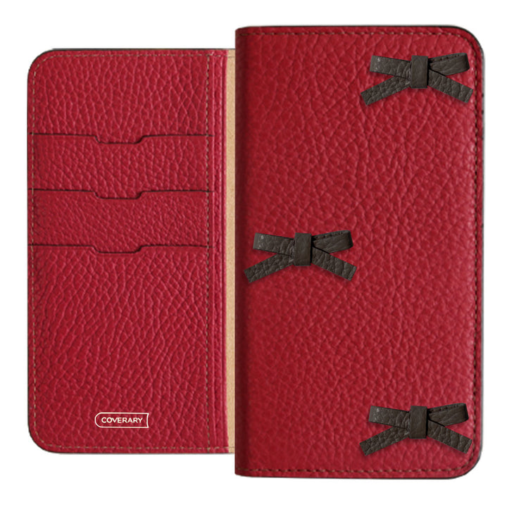 Genuine leather 32 colors Italian shrink leather ribbon decoration notebook-style case