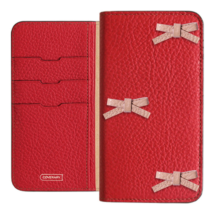 Genuine leather 32 colors Italian shrink leather ribbon decoration notebook-style case