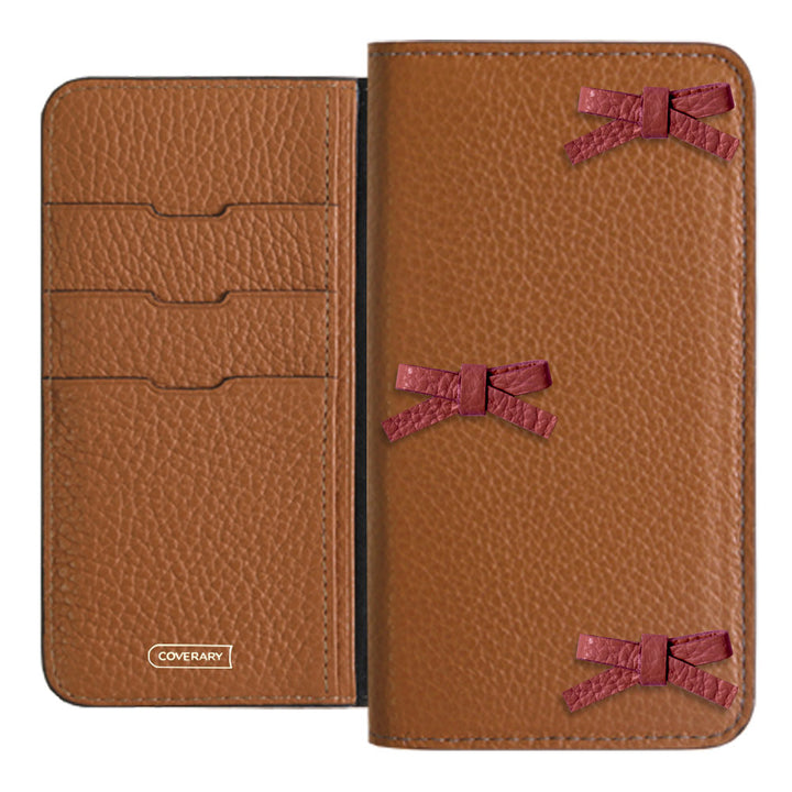 Genuine leather 32 colors Italian shrink leather ribbon decoration notebook-style case