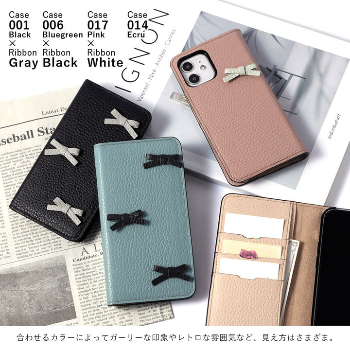 Genuine leather 32 colors Italian shrink leather ribbon decoration notebook-style case