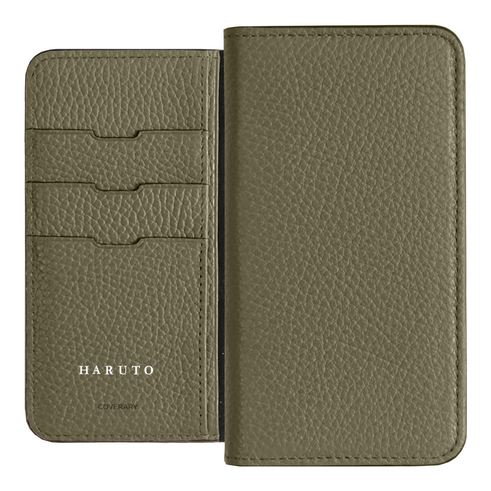 Genuine Leather 32 Colors Italian Shrink Leather Personalized Engraving (Color Foil Stamping) Notebook Style Case Xperia Series