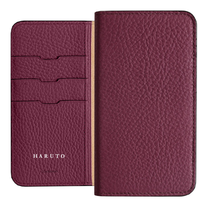 Genuine Leather 32 Colors Italian Shrink Leather Personalized Engraving (Color Foil Stamping) Notebook Style Case Xperia Series