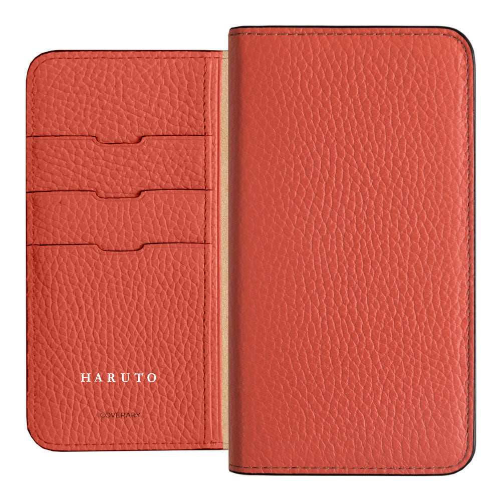 Genuine Leather 32 Colors Italian Shrink Leather Personalized Engraving (Color Foil Stamping) Notebook Style Case Xperia Series