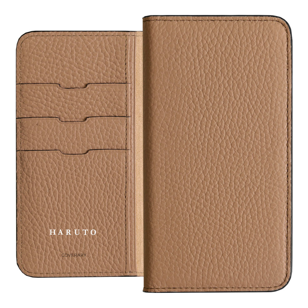 Genuine Leather 32 Colors Italian Shrink Leather Personalized Engraving (Color Foil Stamping) Notebook Style Case Xperia Series