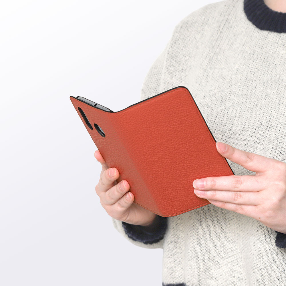 Genuine Leather 32 Colors Italian Shrink Leather Personalized Engraving (Color Foil Stamping) Notebook Style Case Xperia Series