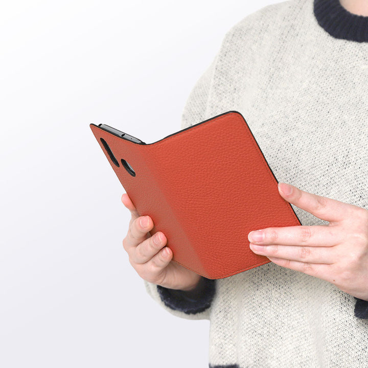 Genuine Leather 32 Colors Italian Shrink Leather Personalized Engraving (Color Foil Stamping) Notebook Style Case Xperia Series