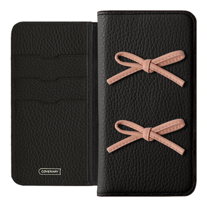 Genuine leather 32 colors Italian shrink leather leather cord ribbon notebook-style case AQUOS series