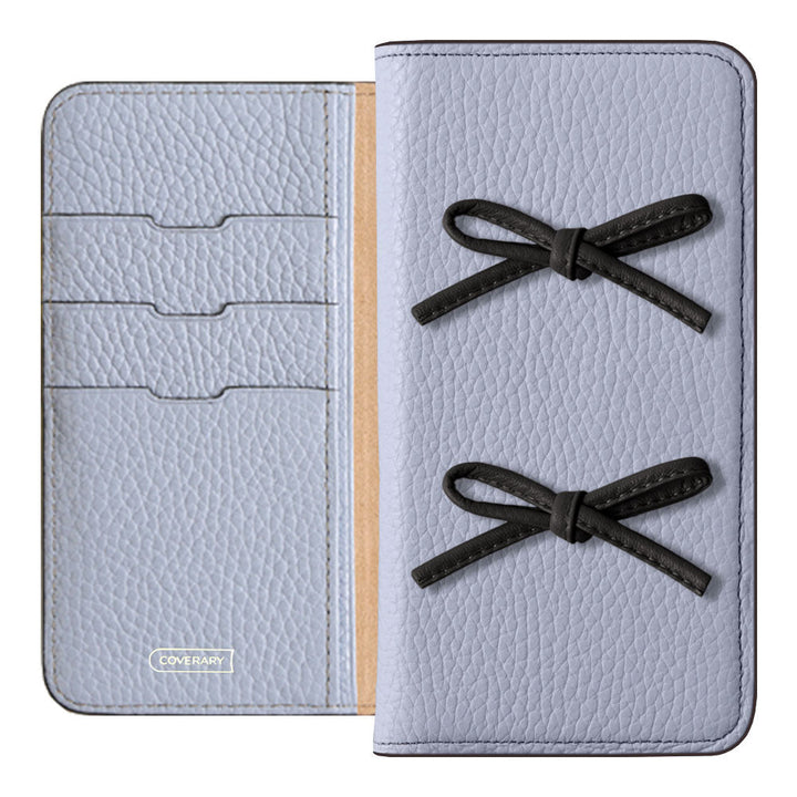 Cuir véritable 32 couleurs cuir italien grainé ruban en cuir étui portefeuille pour la série Google Pixel