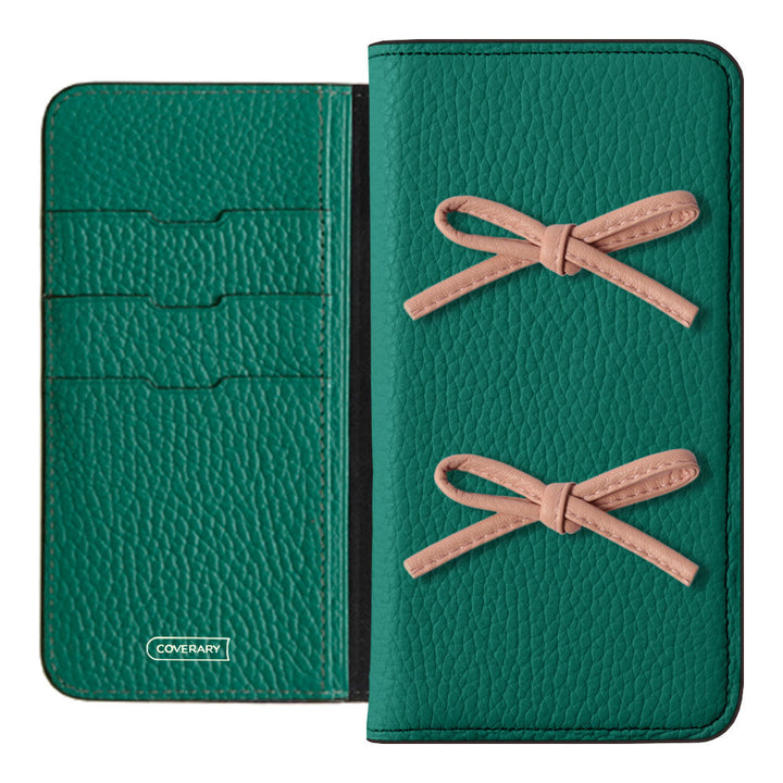 Cuir véritable 32 couleurs cuir italien grainé ruban en cuir étui portefeuille pour la série Google Pixel