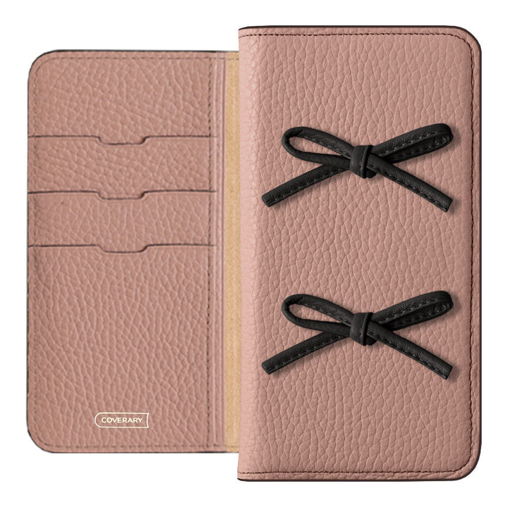 Genuine leather 32 colors Italian shrink leather leather cord ribbon notebook-style case Xperia series