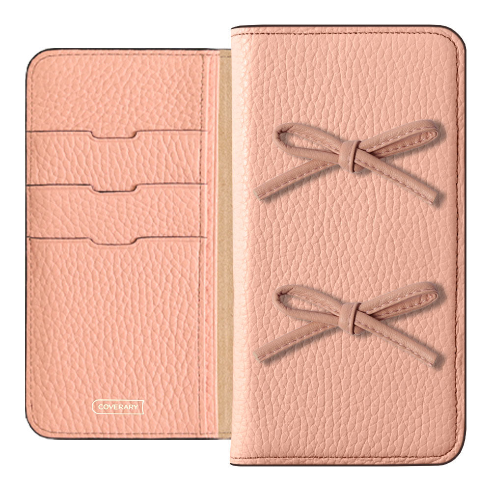 Genuine leather 32 colors Italian shrink leather leather cord ribbon notebook-style case AQUOS series