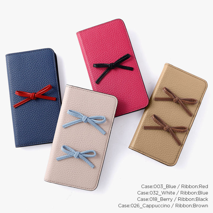 Genuine leather 32 colors Italian shrink leather leather cord ribbon notebook-style case Xperia series