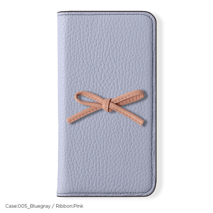 Genuine leather 32 colors Italian shrink leather leather cord ribbon notebook-style case AQUOS series