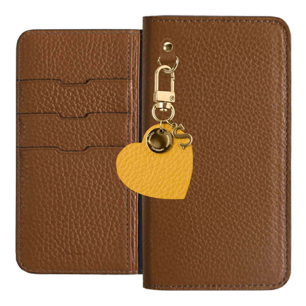 Cuir véritable 32 couleurs cuir italien grainé motif initial charme étui portefeuille série Google Pixel