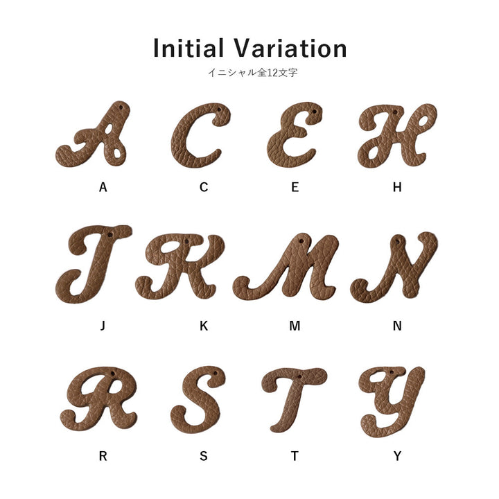 本革 32色 イタリアンシュリンクレザー miniイニシャルチャーム 手帳型ケース Galaxyシリーズ