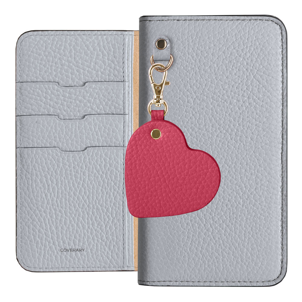 Genuine Leather 32 Colors Italian Shrink Leather Motif Mirror Charm Wallet Case Galaxy Series