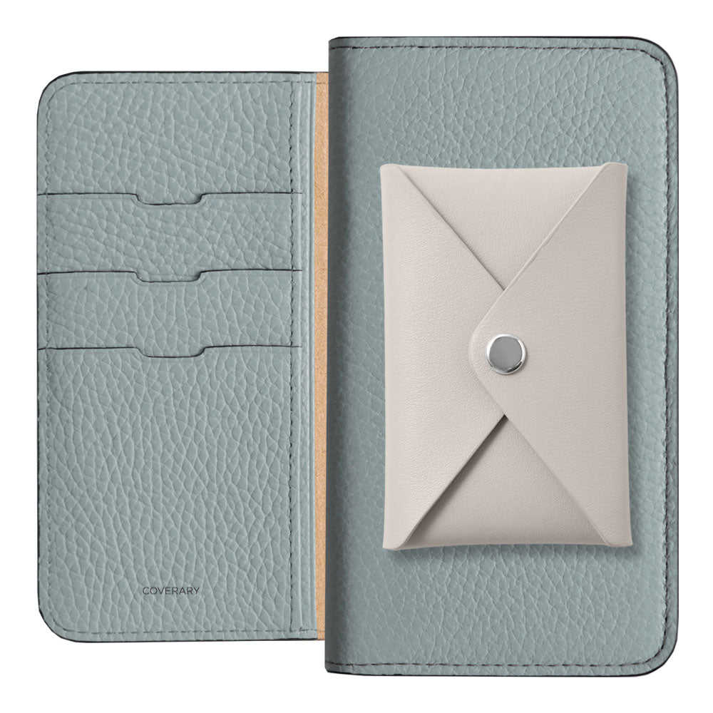 Genuine Leather 32 Colors Italian Shrink Leather Smooth Leather Pocket with Lid Notebook-style Case Google Pixel Series