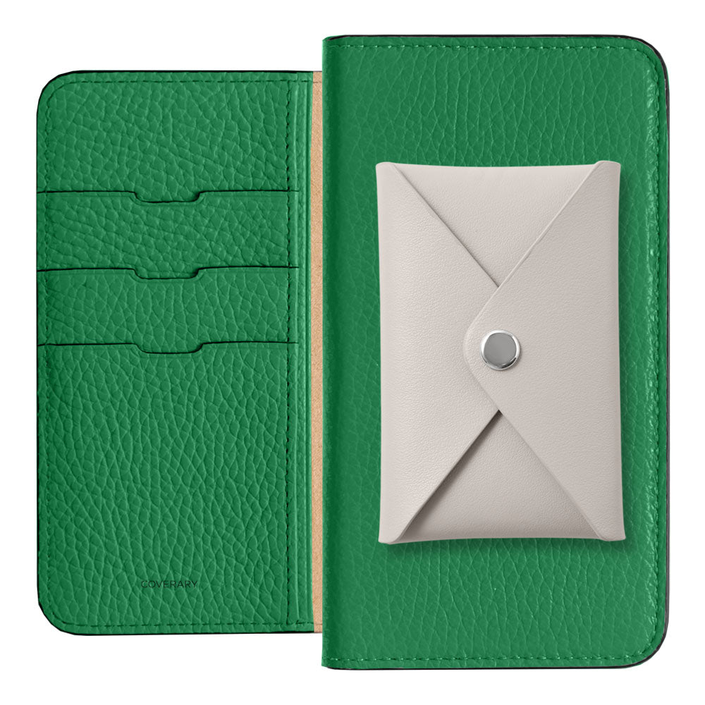 Genuine Leather 32 Colors Italian Shrink Leather Smooth Leather Pocket with Lid Notebook-style Case Google Pixel Series