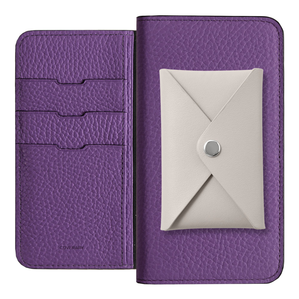 Genuine Leather 32 Colors Italian Shrink Leather Smooth Leather Pocket with Lid Notebook-style Case Google Pixel Series