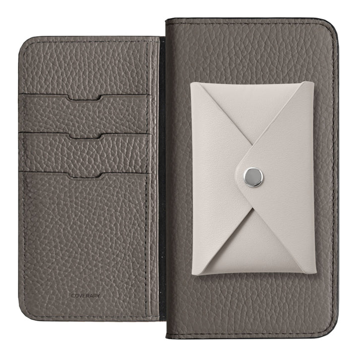 Genuine Leather 32 Colors Italian Shrink Leather Smooth Leather Pocket with Lid Notebook-style Case Google Pixel Series