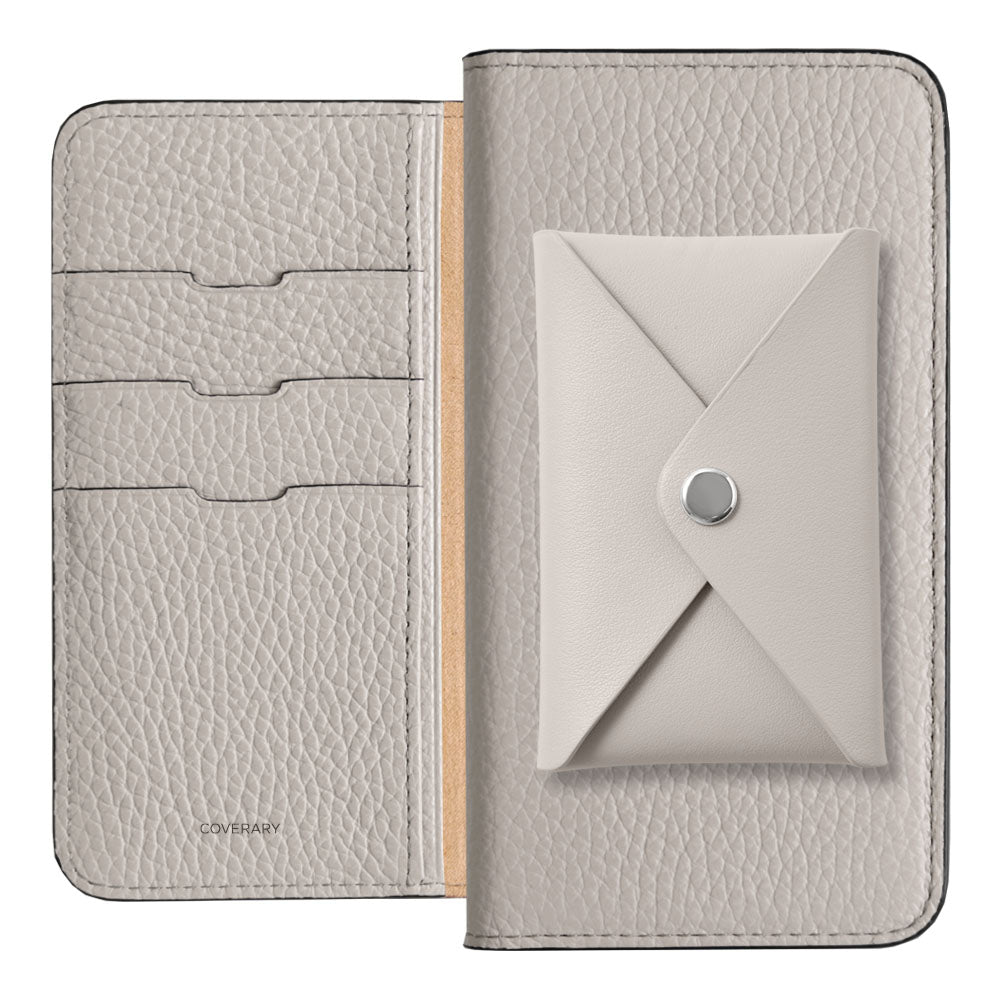 Genuine Leather 32 Colors Italian Shrink Leather Smooth Leather Pocket with Lid Notebook-style Case Google Pixel Series