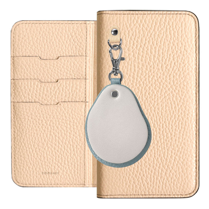 Cuir véritable 32 couleurs cuir italien grainé nuance de matériaux différents miroir charme étui portefeuille Google Pixel série