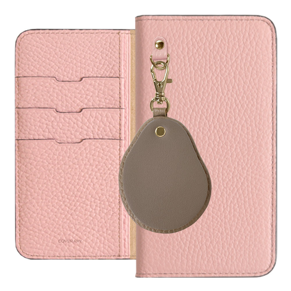 Cuir véritable 32 couleurs cuir italien grainé nuance de matériaux différents miroir charme étui portefeuille Google Pixel série