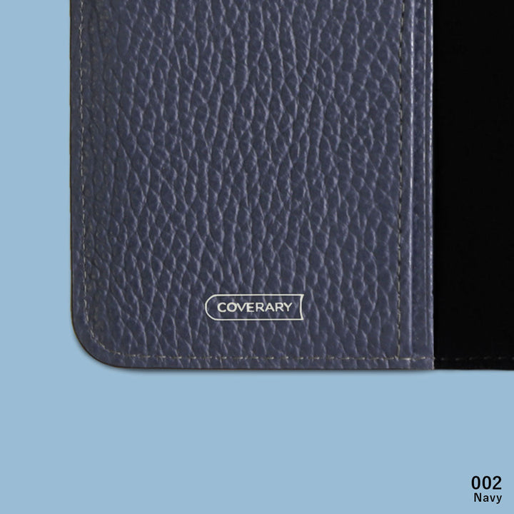 Genuine leather 32 colors Italian shrink leather Initial flower decoration notebook-style case Google Pixel series