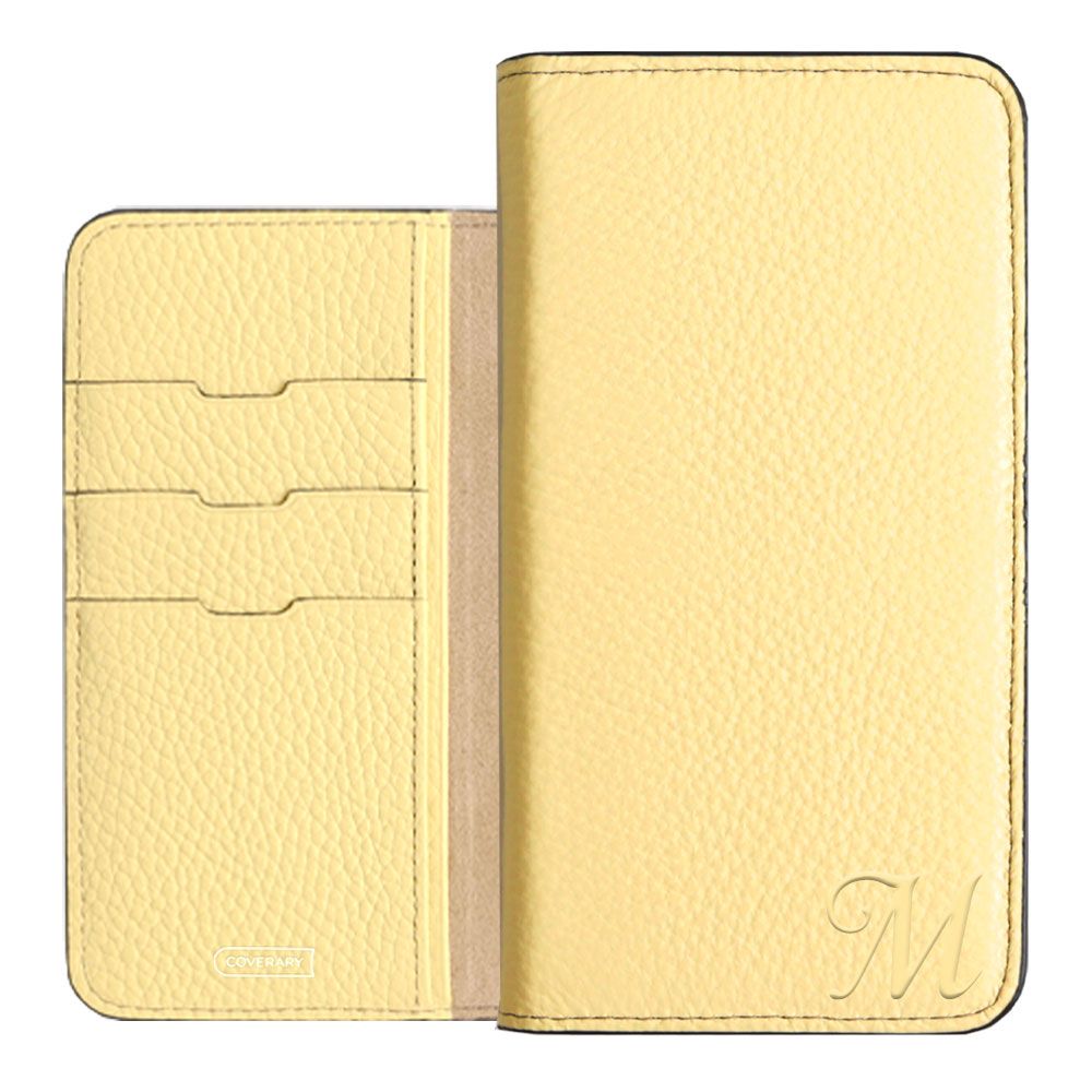Genuine leather 32 colors Italian shrink leather Initial notebook-style case AQUOS series