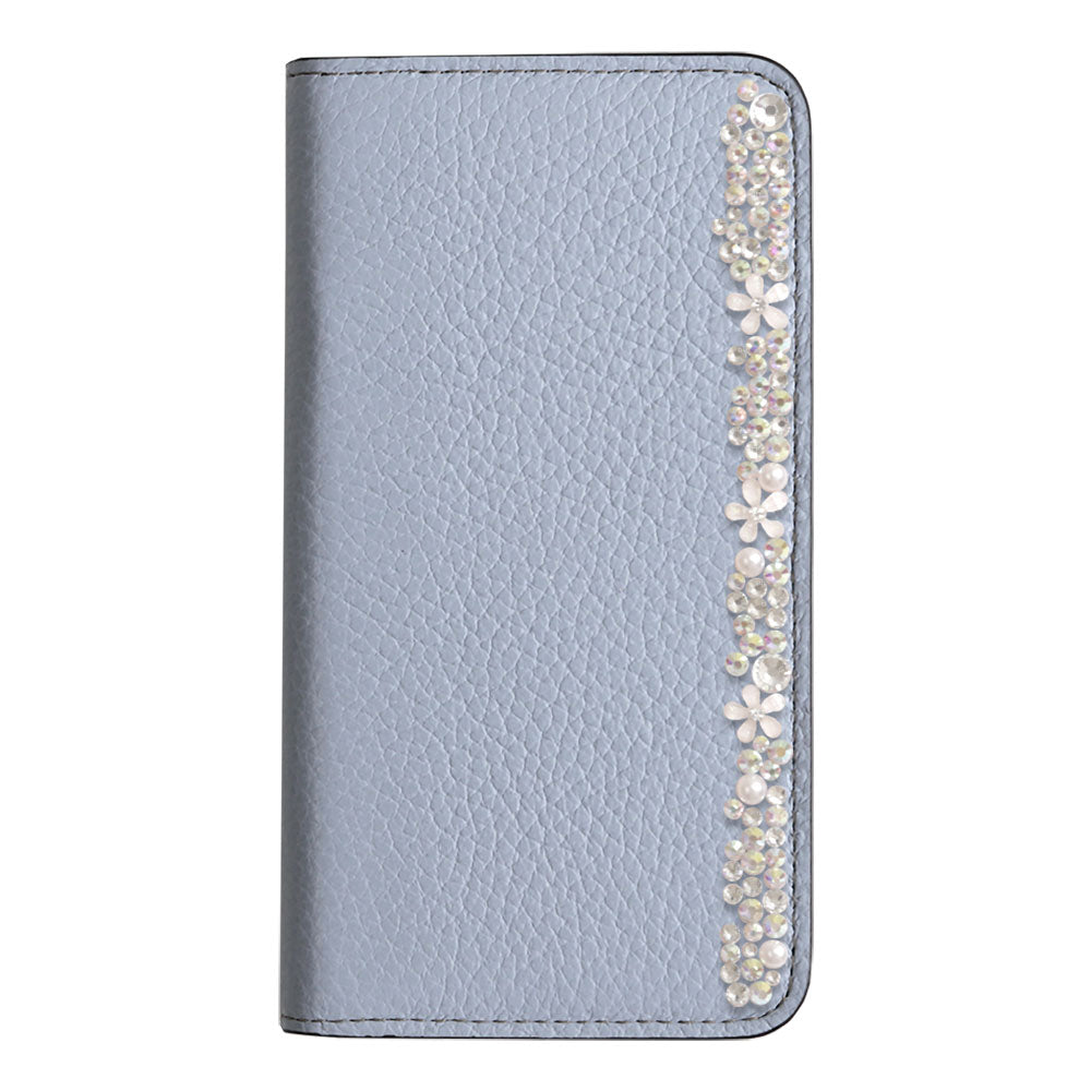 Cuir véritable 32 couleurs cuir italien grainé décoration florale étui portefeuille Google Pixel série