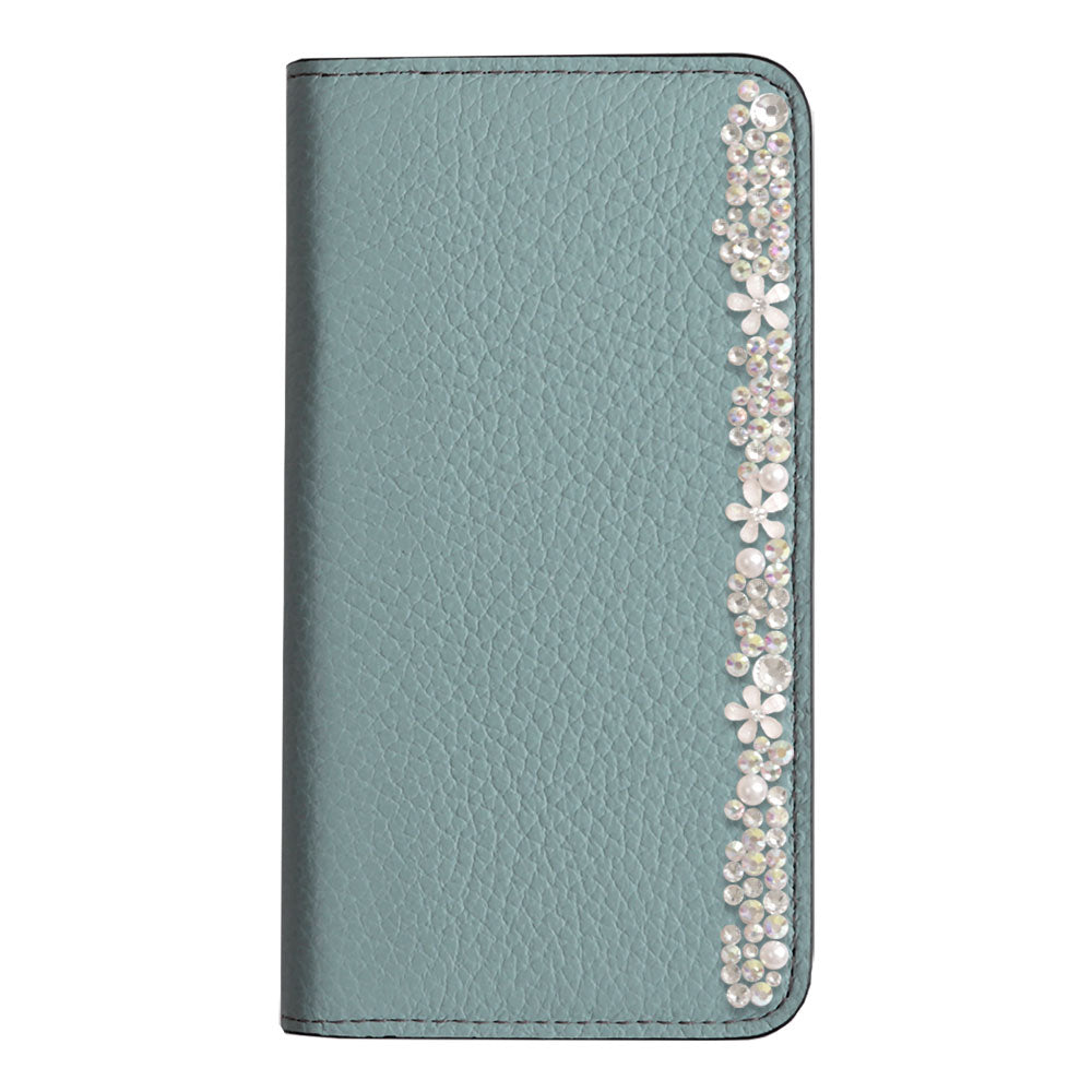 Cuir véritable 32 couleurs cuir italien grainé décoration florale étui portefeuille Google Pixel série