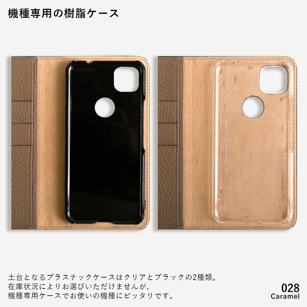 本革 32色 イタリアンシュリンクレザー イニシャル フラワーデコ 手帳型ケース iPhoneシリーズ