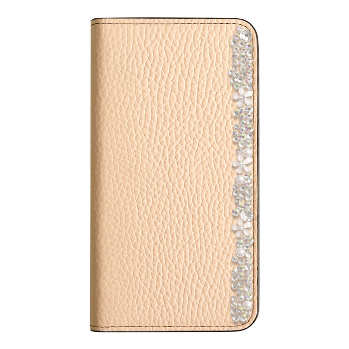 Cuir véritable 32 couleurs cuir italien grainé décoration florale étui portefeuille Google Pixel série