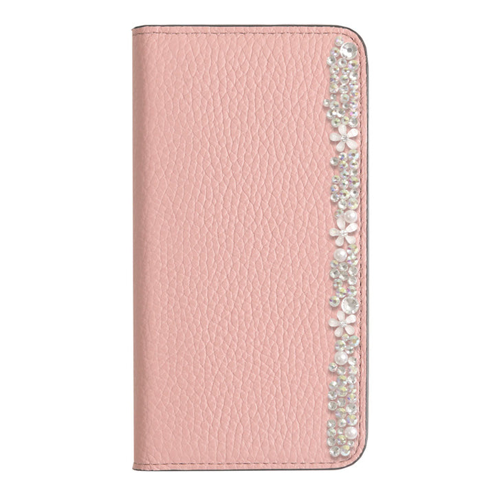 Cuir véritable 32 couleurs cuir italien grainé décoration florale étui portefeuille Google Pixel série