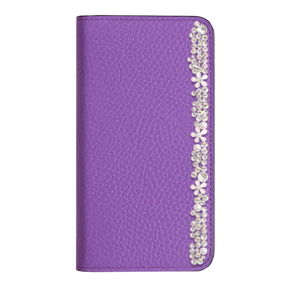 Cuir véritable 32 couleurs cuir italien grainé décoration florale étui portefeuille Google Pixel série