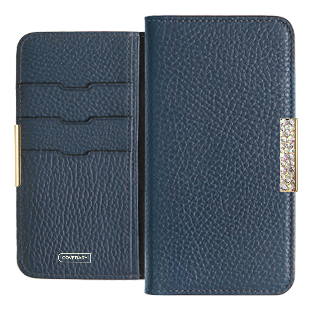 Genuine leather 32 colors Italian shrink leather stone frame deco notebook-style case Google Pixel series