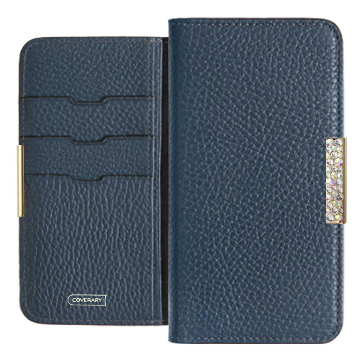 Genuine leather 32 colors Italian shrink leather stone frame deco notebook-style case Google Pixel series