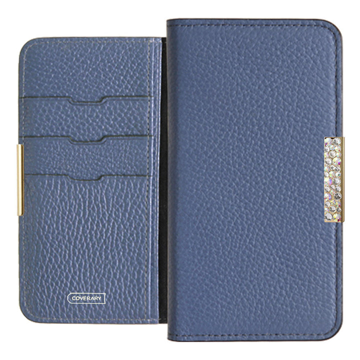 Genuine leather 32 colors Italian shrink leather stone frame deco notebook-style case Google Pixel series