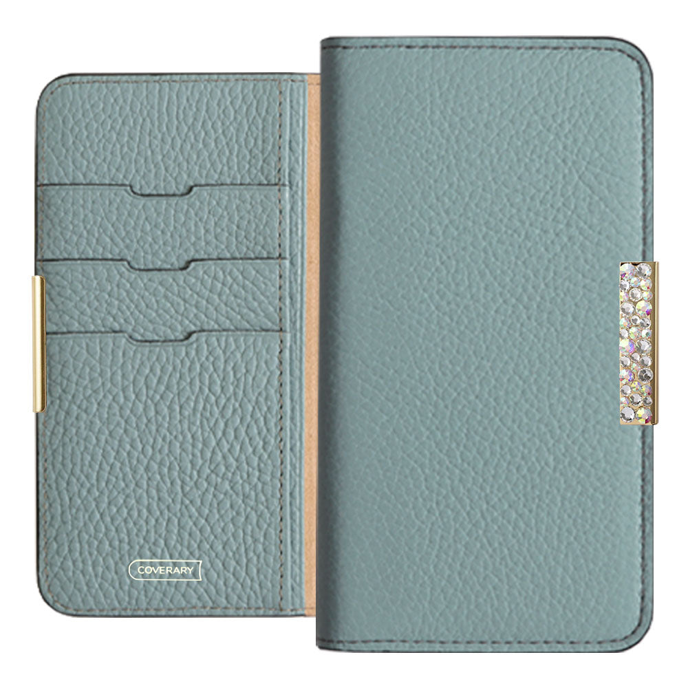 Genuine leather 32 colors Italian shrink leather stone frame deco notebook-style case Google Pixel series