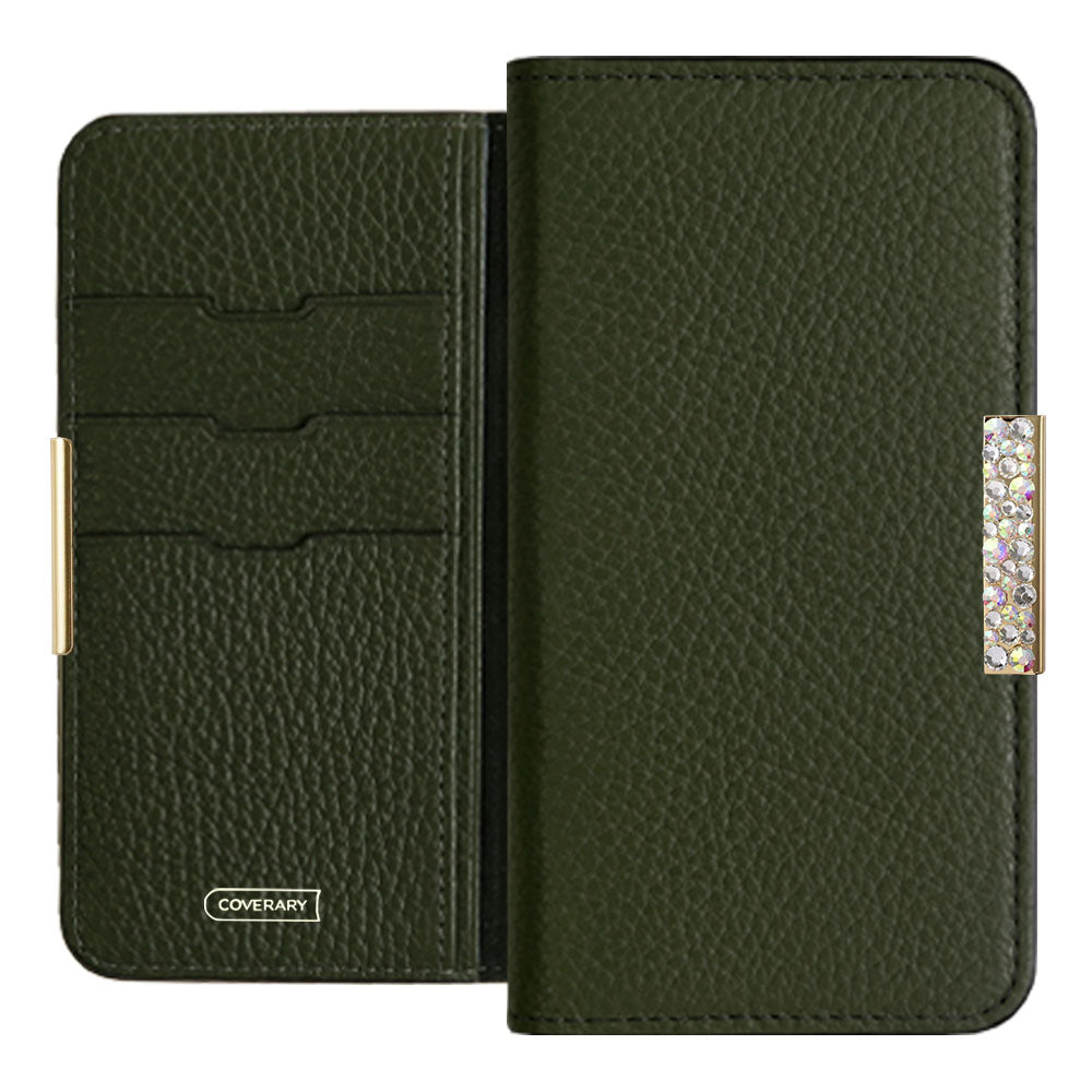 Genuine leather 32 colors Italian shrink leather stone frame deco notebook-style case Google Pixel series