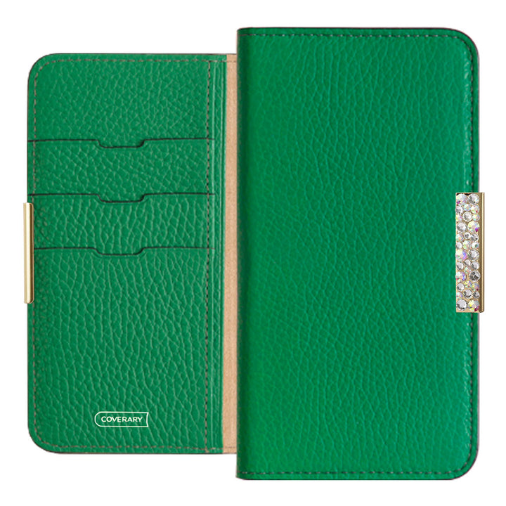 Genuine leather 32 colors Italian shrink leather stone frame deco notebook-style case Google Pixel series