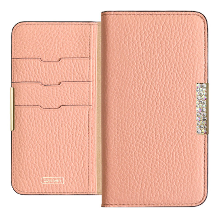 Genuine leather 32 colors Italian shrink leather stone frame deco notebook-style case Google Pixel series