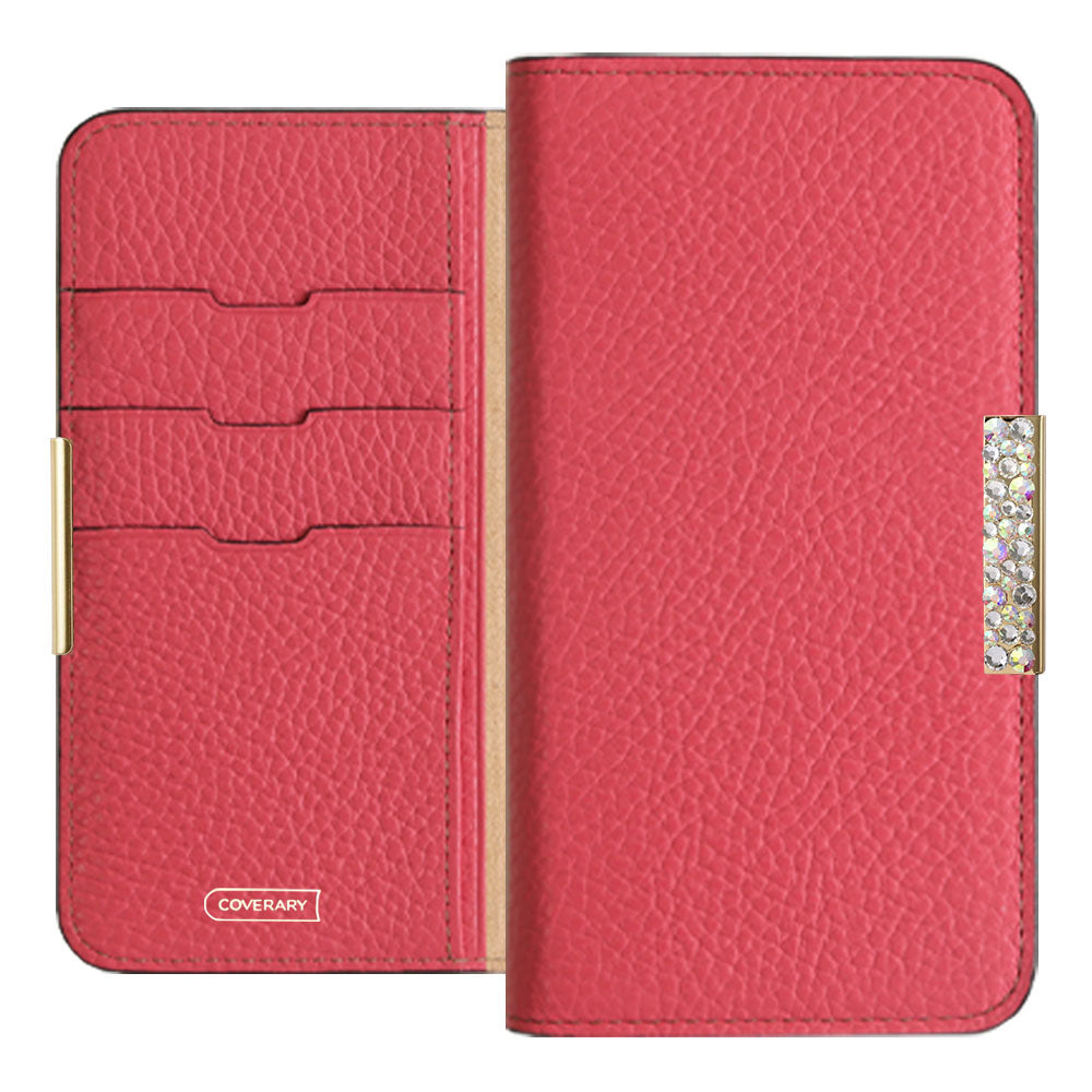 Genuine leather 32 colors Italian shrink leather stone frame deco notebook-style case Google Pixel series